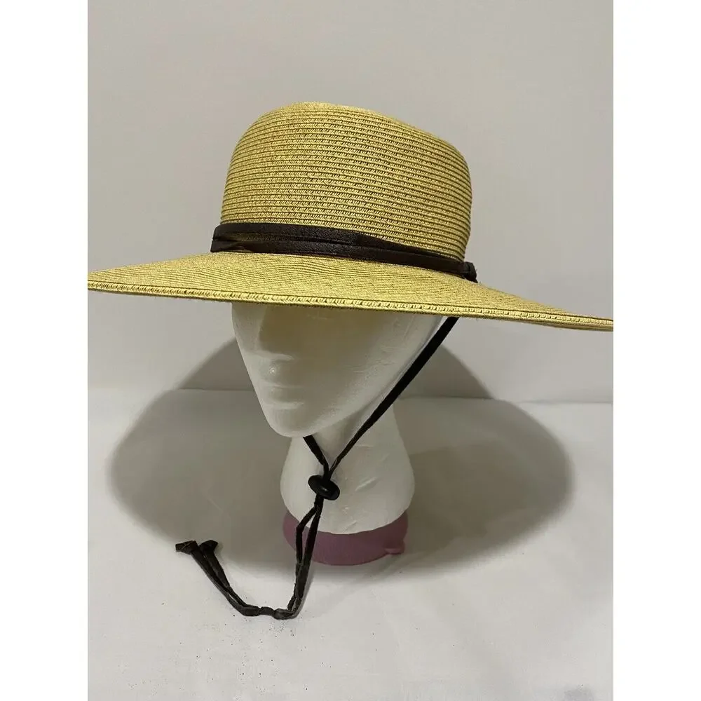 San Diego Hat Co Wide Brim Sunhat M Gardening Beach Pool adjustable Chin Strap
